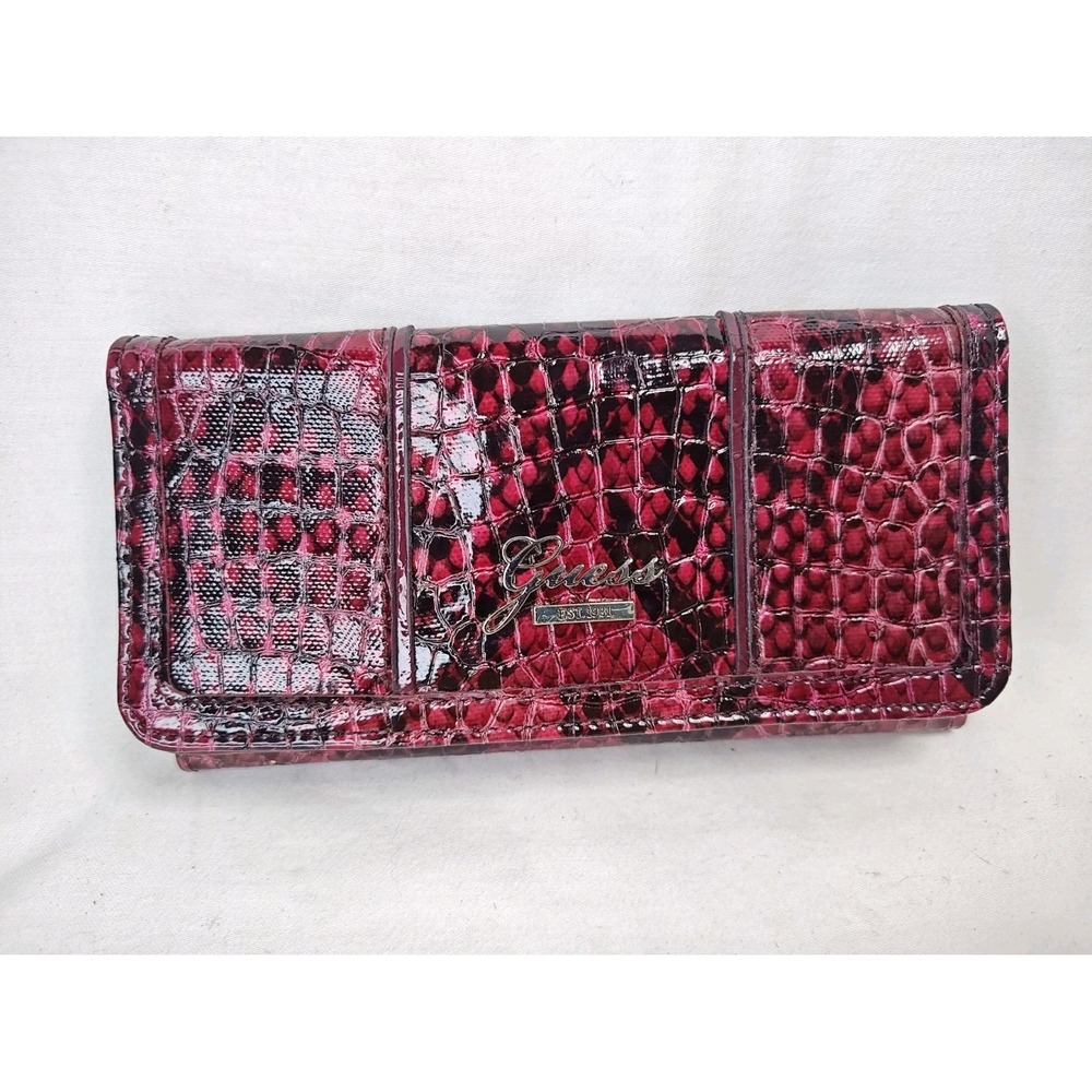 Women's Red Guess Wallet